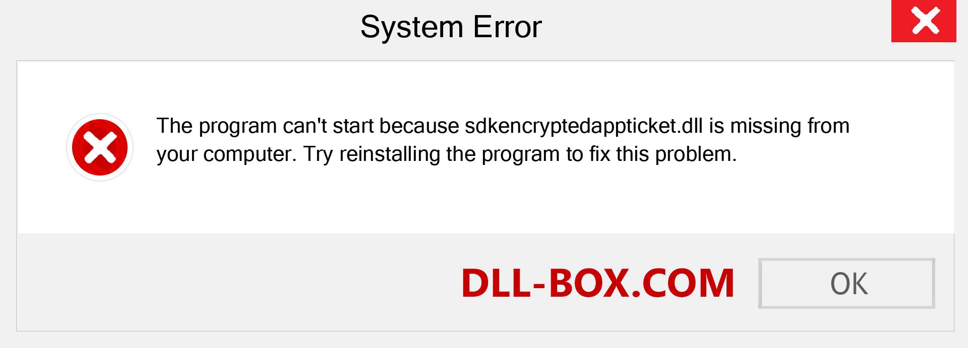  sdkencryptedappticket.dll file is missing?. Download for Windows 7, 8, 10 - Fix  sdkencryptedappticket dll Missing Error on Windows, photos, images